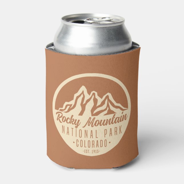 Rocky Mountain National Park Colorado Can Cooler (Can Front)