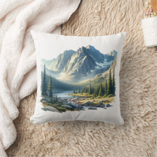 Rocky Mountain National Park Colorado Cushion