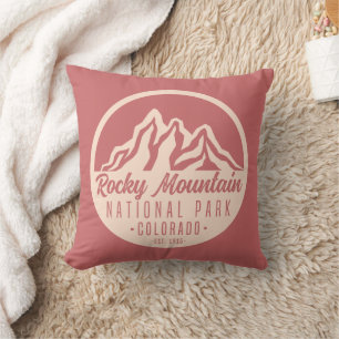 Rocky Mountain National Park Colorado Cushion