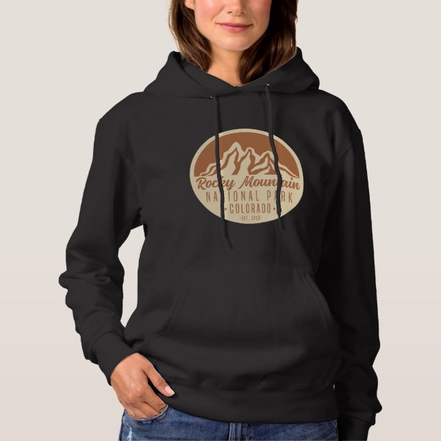 Rocky Mountain National Park Colorado Hoodie (Front)