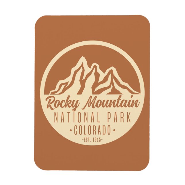 Rocky Mountain National Park Colorado Magnet (Vertical)