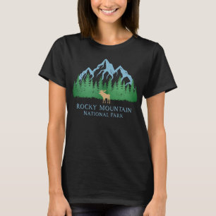 Rocky Mountain National Park Colorado Mountain Tre T-Shirt