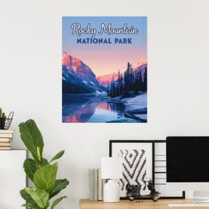 Rocky Mountain National Park Colorado Mountains Poster