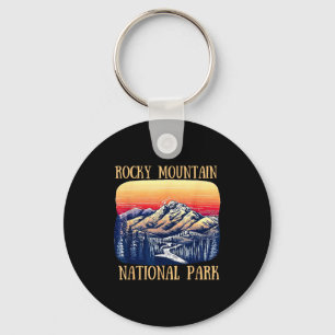 Rocky mountain national park colorado nature hikin key ring