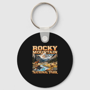 Rocky mountain national park colorado nature key ring