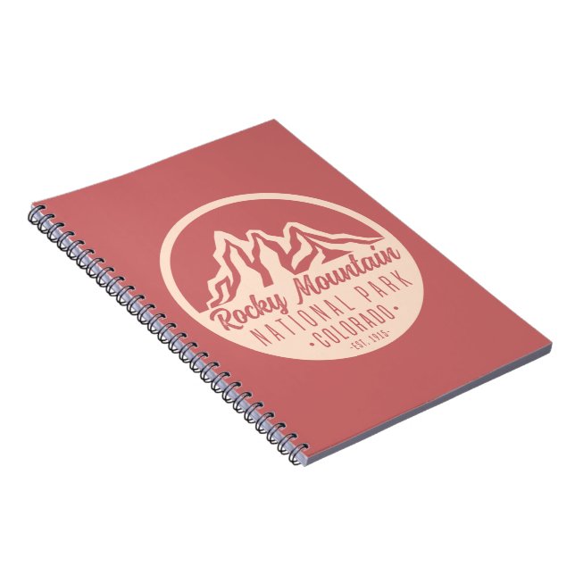 Rocky Mountain National Park Colorado Notebook (Right Side)