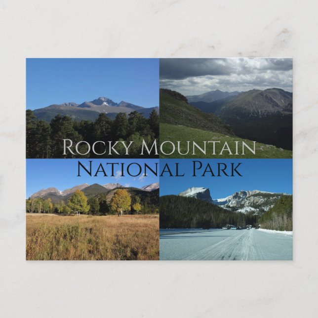 Rocky Mountain National Park Colorado Postcard (Front)