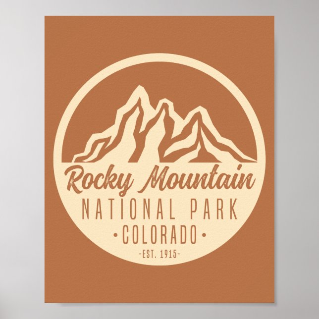 Rocky Mountain National Park Colorado Poster (Front)