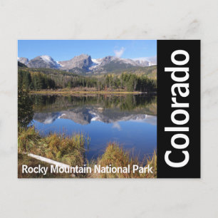 Rocky Mountain National Park Colorado Sprague Lake Postcard