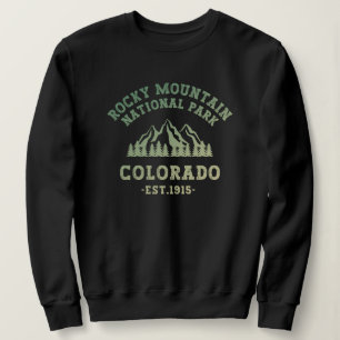 Rocky Mountain National Park Colorado USA Gradient Sweatshirt