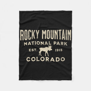 Rocky Mountain National Park Colorado Usa Outdoor  Fleece Blanket