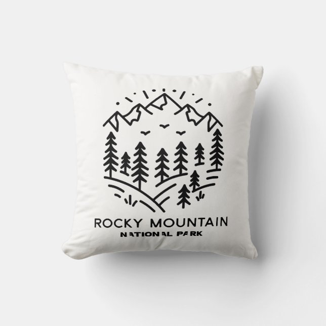 Rocky Mountain National Park  Cushion (Front)
