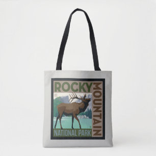 Rocky Mountain National Park   Elk Tote Bag