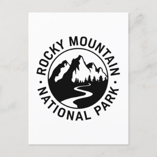 Rocky Mountain National Park Emblem Postcard