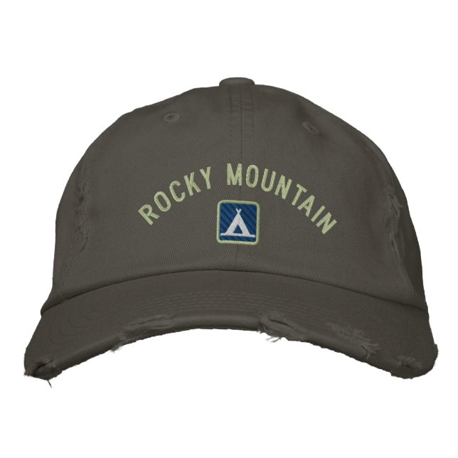 Rocky Mountain National Park Embroidered Hat (Front)