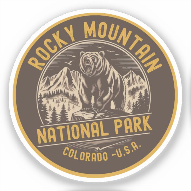 Rocky Mountain National Park Forest Landscape (Front)
