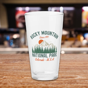 Rocky Mountain National Park Forest Landscape Glass