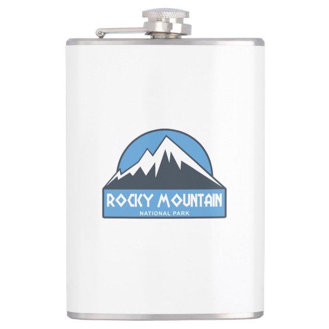 Rocky Mountain National Park Hip Flask (Front)