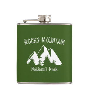 Rocky Mountain National Park Hip Flask