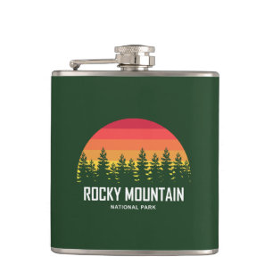 Rocky Mountain National Park Hip Flask
