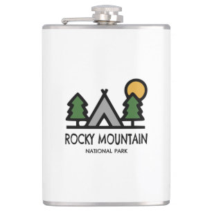 Rocky Mountain National Park Hip Flask