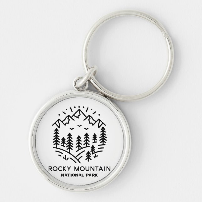 Rocky Mountain National Park  Key Ring (Front)