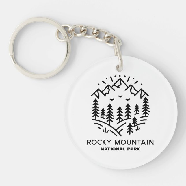 Rocky Mountain National Park  Key Ring (Front)