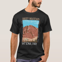 Rocky Mountain National Park Longs Peak Distressed