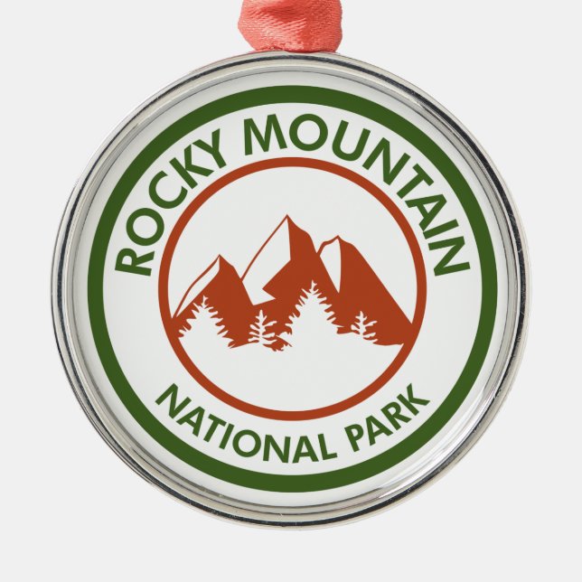 Rocky Mountain National Park Metal Ornament (Front)