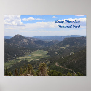 Rocky Mountain National Park on a Sunny Day Poster