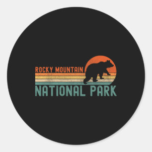 Rocky Mountain National Park Perfect Group Matchin Classic Round Sticker