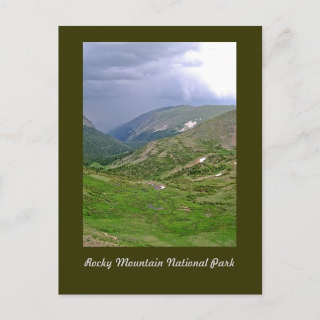 Rocky Mountain National Park Postcard (Front)