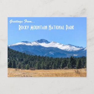 Rocky Mountain National Park Postcard