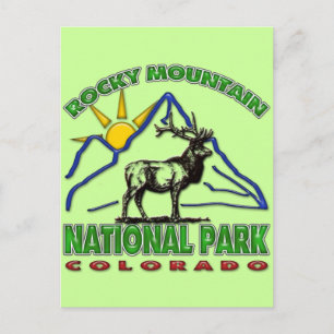 ROCKY MOUNTAIN NATIONAL PARK POSTCARD