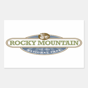 Rocky Mountain National Park Rectangular Sticker