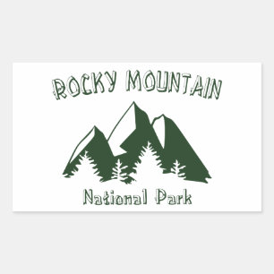 Rocky Mountain National Park Rectangular Sticker