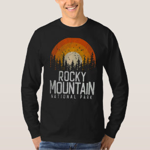 Rocky Mountain National Park Retro Style Vintage T-Shirt