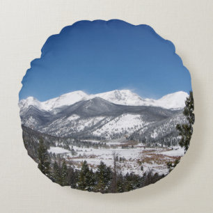 Rocky Mountain National Park round pillow