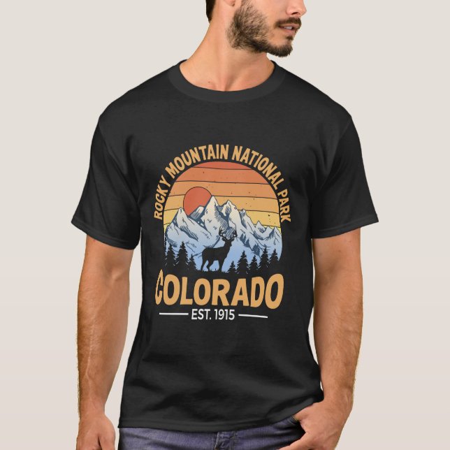 Rocky Mountain National Park Shirt Men (Front)
