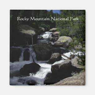 Rocky Mountain National Park square magnet
