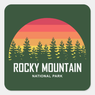 Rocky Mountain National Park Square Sticker