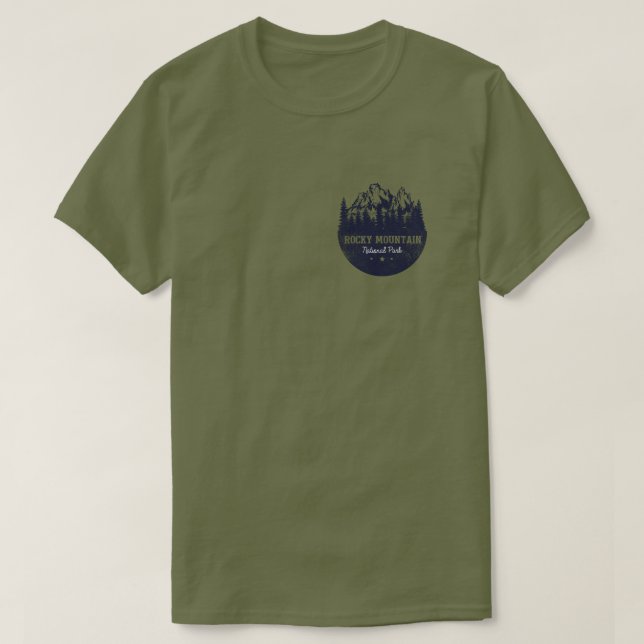 Rocky Mountain National Park T-Shirt (Design Front)