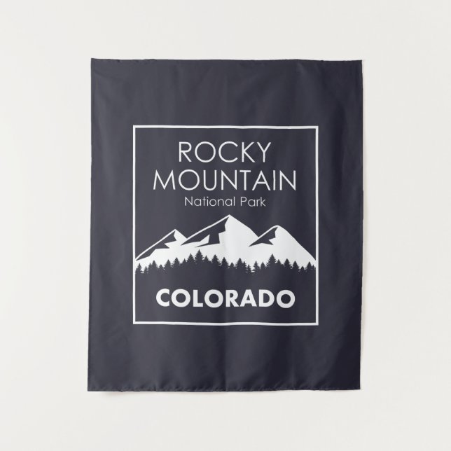 Rocky Mountain National Park Tapestry (Front)