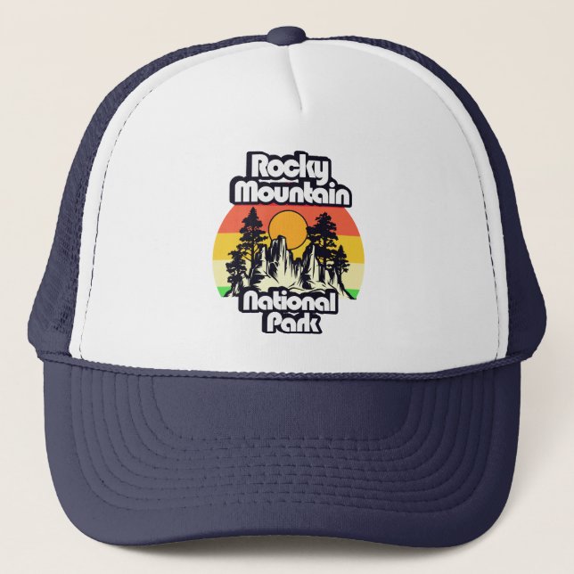 Rocky Mountain National Park Trucker Hat (Front)