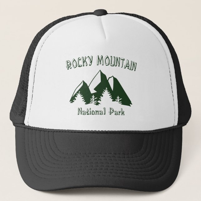 Rocky Mountain National Park Trucker Hat (Front)