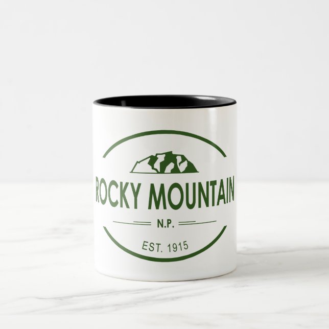 Rocky Mountain National Park Two-Tone Coffee Mug (Center)