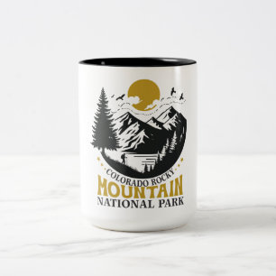 Rocky Mountain National Park Two-Tone Coffee Mug