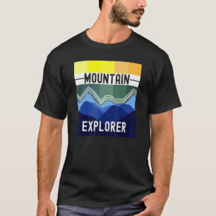 Rocky Mountain Outdoor Camping Explorer Colourful  T-Shirt