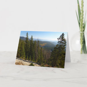Rocky Mountain Overlook in Early Fall Card