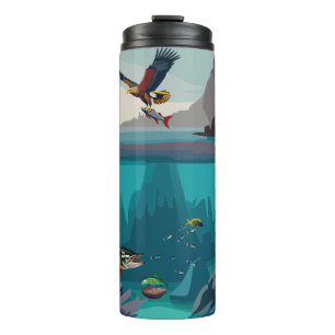 Rocky Mountain Pond Life Thermal Tumbler